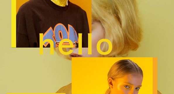 Hello Yellow Poster