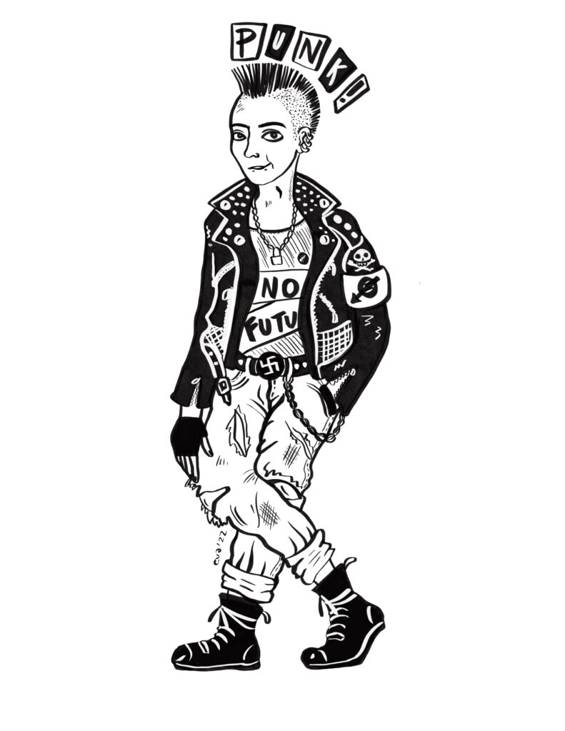 Punk illustration