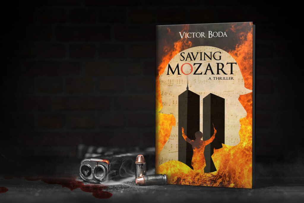 Saving Mozart Victor Boda - Book Cover Mockup